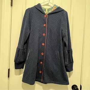 Matilda Jane Girl’s Just Imagine Terry Hooded Lined Jacket Size 16